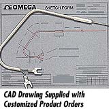 CAD Drawing Supplied with Customized Product Orders